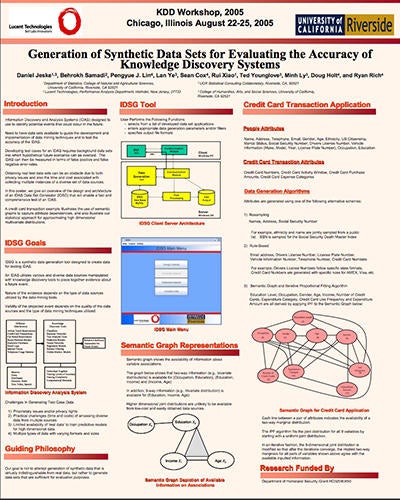 Generation of Synthetic Data Sets for Evaluating the Accuracy of Knowledge Discovery Systems