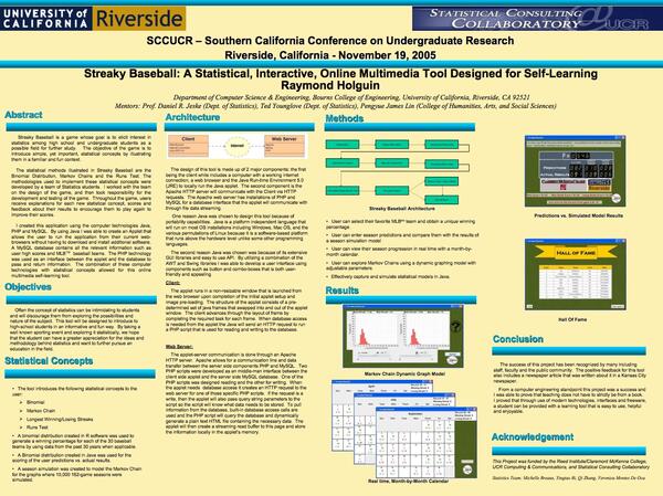 Streaky Baseball: A Statistical, Interactive, Online Multimedia Tool Designed for Self-Learning